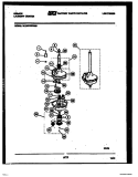 TRANSMISSION PARTS Diagram and Parts List for WL24F4WWMB  Gibson Washer