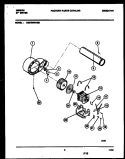 BLOWER AND DRIVE PARTS Diagram and Parts List for DE27S8WAGB  Gibson Dryer