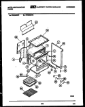 BODY PARTS Diagram and Parts List for KF400GDH3  Frigidaire Range