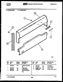 BACKGUARD Diagram and Parts List for 37-0007-00-06  Tappan Range