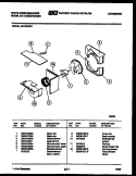 AIR HANDLING PARTS Diagram and Parts List for AS184P2K1  Frigidaire Air Conditioner
