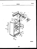 CABINET PARTS Diagram and Parts List for ATG180VNCD0  Frigidaire Refrigerator