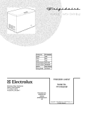 COVER Diagram and Parts List for FFC0522GB5  Frigidaire Freezer