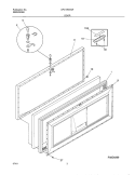 DOOR Diagram and Parts List for GFC15M3AW0  Gibson Freezer