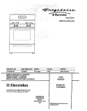 COVER Diagram and Parts List for FGFB66ASD  Frigidaire Range