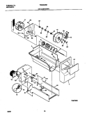 ICE CONTAINER Diagram and Parts List for TRS20WRHW5  Tappan Refrigerator