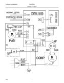 WIRING DIAGRAM Diagram and Parts List for CAE25ESR0  Crosley Air Conditioner