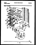 SYSTEM AND ELECTRICAL PARTS Diagram and Parts List for TFU17M6AW0  Tappan Freezer