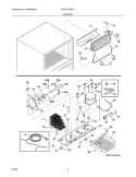 SYSTEM Diagram and Parts List for DGHT1844KF1  Frigidaire Refrigerator