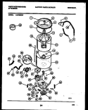 TUB DETAIL Diagram and Parts List for LA470BXD1  Frigidaire Washer
