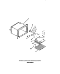 OVEN LINER, ELEMENTS Diagram and Parts List for RGC32BAL1  Frigidaire Wall Oven