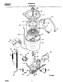 P12T0060 WSHR MTR, HOSE Diagram and Parts List for FWS900FHS0  Frigidaire Washer