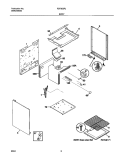 BODY Diagram and Parts List for FSF303PJWB  Frigidaire Range