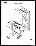 WINDOW MOUNTING PARTS Diagram and Parts List for GAS258T2K1  Gibson Air Conditioner