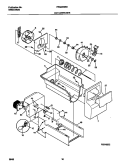 ICE CONTAINER Diagram and Parts List for FRS20WRHW5  Frigidaire Refrigerator