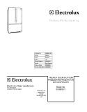 COVER Diagram and Parts List for EI28BS51IS3  Electrolux Refrigerator