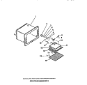 LINER Diagram and Parts List for REGS36BCH0  Frigidaire Wall Oven