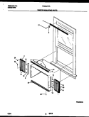 WINDOW MOUNTING PARTS Diagram and Parts List for FAC053T7A3  Frigidaire Air Conditioner