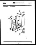 CABINET PARTS Diagram and Parts List for FV21M2WSFF  Gibson Freezer