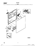 DOOR Diagram and Parts List for MDB125RHS0  Tappan Dishwasher