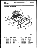 BROILER DRAWER PARTS Diagram and Parts List for 21KPMAWAN7-32  Tappan Range