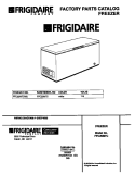 COVER Diagram and Parts List for FFC20M7CW2  Frigidaire Freezer