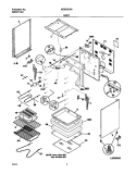 BODY Diagram and Parts List for NGSE3CSASC  Frigidaire Range