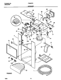 ICE DISPENSER Diagram and Parts List for FRS26ZTHB2  Frigidaire Refrigerator