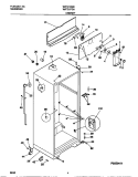 CABINET Diagram and Parts List for WRT21FGAW5  Frigidaire Refrigerator
