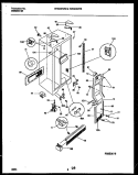 CABINET PARTS Diagram and Parts List for WRS22WRBD0  Frigidaire Refrigerator