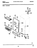 CABINET Diagram and Parts List for UL2193ECW2  Electrolux Freezer