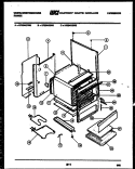 BODY PARTS Diagram and Parts List for KF204KDW0  Frigidaire Range