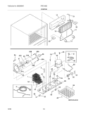 SYSTEM Diagram and Parts List for FRT21H8CQ1  Frigidaire Refrigerator