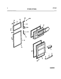 DOOR Diagram and Parts List for RT192GCWD  Frigidaire Refrigerator