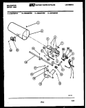 ELEMENT AND HOUSING PARTS Diagram and Parts List for DGA700F1W  Kelvinator Dryer