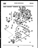BURNER, MANIFOLD AND GAS CONTROL Diagram and Parts List for 30-3851-00-02  Tappan Range