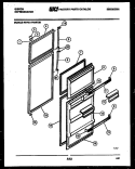 DOOR PARTS Diagram and Parts List for RD17F2WT3B  Gibson Refrigerator