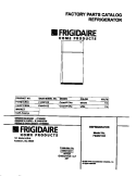 COVER Diagram and Parts List for F44N21CED4  Frigidaire Refrigerator
