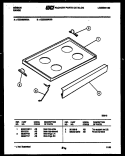 COOKTOP PARTS Diagram and Parts List for CEC3S5WXA  Gibson Range