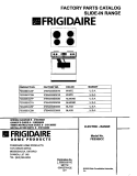 COVER Diagram and Parts List for FES355CCBF  Frigidaire Range