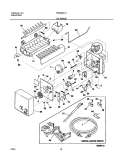 ICE MAKER Diagram and Parts List for FRS26KF7AB4  Frigidaire Refrigerator