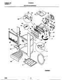 ICE AND WATER DISPENSER Diagram and Parts List for FRS28XHAD3  Frigidaire Refrigerator