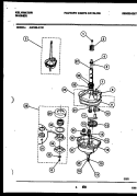 TRANSMISSION PARTS Diagram and Parts List for AW350-K1L  Kelvinator Washer