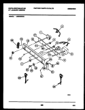 CONSOLE AND CONTROL PARTS Diagram and Parts List for LG600MXD3  Frigidaire Washer Dryer Combo