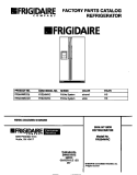 COVER Diagram and Parts List for FRS24WRCD2  Frigidaire Refrigerator