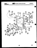 INNER DOOR PARTS Diagram and Parts List for SC24C7WTLC  Gibson Dishwasher