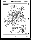 ICE MAKER AND INSTALLATION PARTS Diagram and Parts List for FPZ24VWFA0  Frigidaire Refrigerator