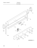 BACKGUARD Diagram and Parts List for TGF602PGW4  Tappan Range