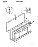 DOOR Diagram and Parts List for TFC09M4AW1  Tappan Freezer