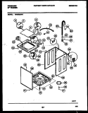CABINET PARTS Diagram and Parts List for WA6520AL1  Frigidaire Washer